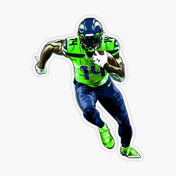 DK Metcalf & Tyler Lockett Art Print by AirForce88