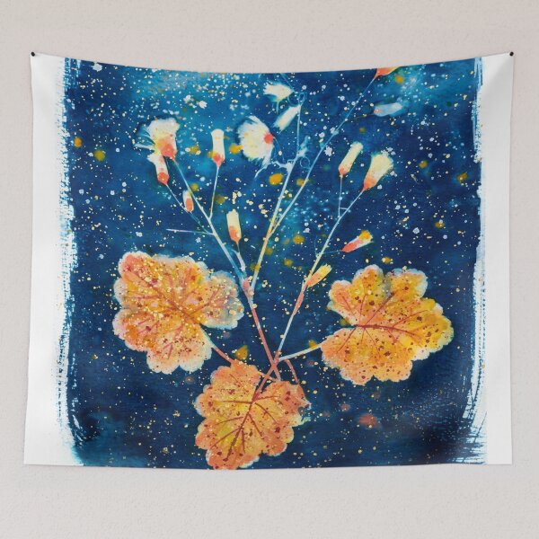 Item preview, Botanical cyanotype 4 designed and sold by Red Witch Art.