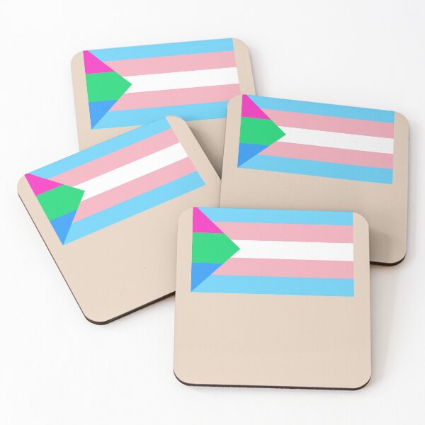 Item preview, Poly Trans flag colors designed and sold by StickerPolitics.