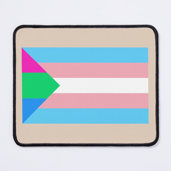 Item preview, Poly Trans flag colors designed and sold by StickerPolitics.
