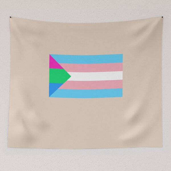 Item preview, Poly Trans flag colors designed and sold by StickerPolitics.