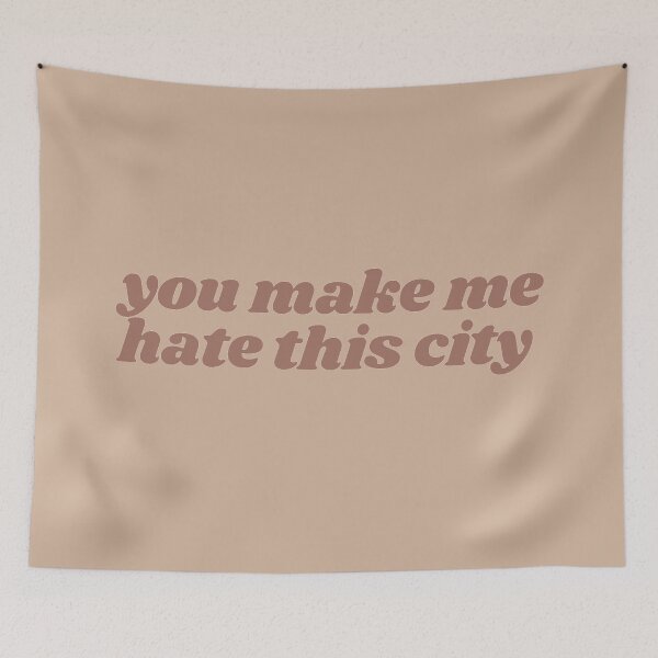 Item preview, you make me hate this city|Happier than ever| Billie eilish  designed and sold by Lavannya.
