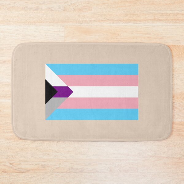 Item preview, Demisexual Trans flag colors designed and sold by StickerPolitics.