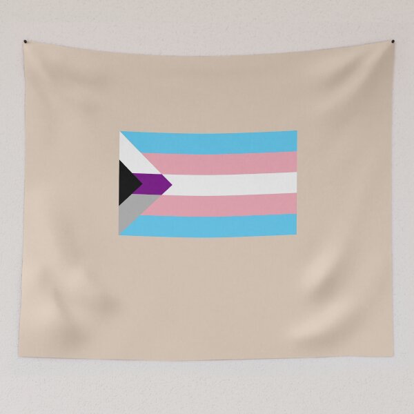 Item preview, Demisexual Trans flag colors designed and sold by StickerPolitics.