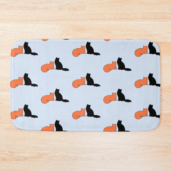 Item preview, Jamie & Claire Looking At You (Black & Orange Cats) designed and sold by andmarstan.
