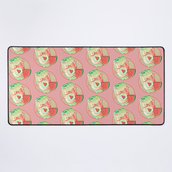 Item preview, Cute Kawaii Watermelon juice pattern designed and sold by dreamofdenim.