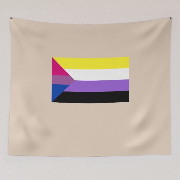 Item preview, Colores de la bandera bi no binaria designed and sold by StickerPolitics.