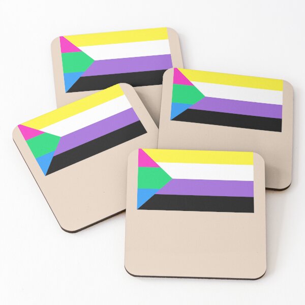Item preview, Poly Nonbinary flag colors designed and sold by StickerPolitics.