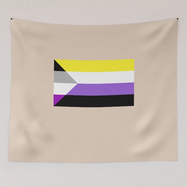 Item preview, Asexual Nonbinary flag colors designed and sold by StickerPolitics.