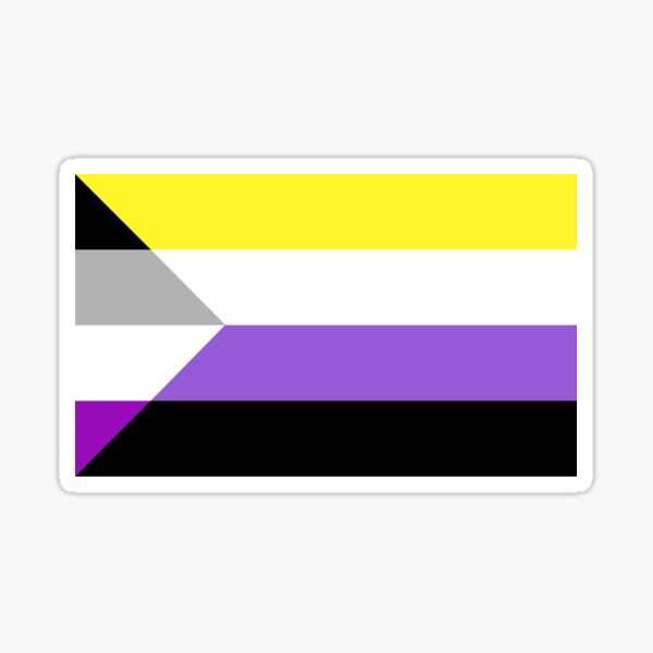 Asexual Nonbinary Flag Colors Sticker For Sale By Stickerpolitics Redbubble 2890