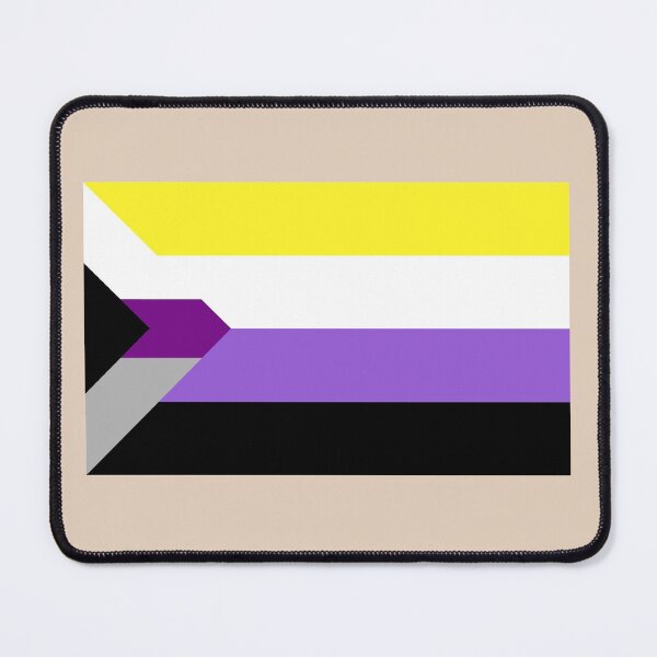Item preview, Demisexual Nonbinary flag colors designed and sold by StickerPolitics.