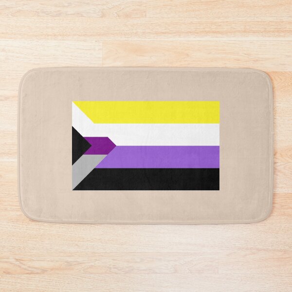 Item preview, Demisexual Nonbinary flag colors designed and sold by StickerPolitics.
