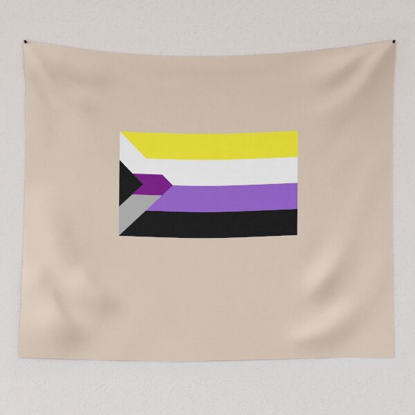 Item preview, Demisexual Nonbinary flag colors designed and sold by StickerPolitics.