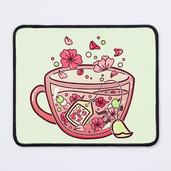 Item preview, Glass Sakura Tea designed and sold by heysoleilart.