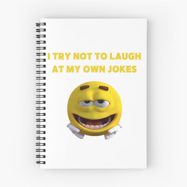 Item preview, I TRY NOT TO LAUGH AT MY OWN JOKES designed and sold by LaBelleMaison.