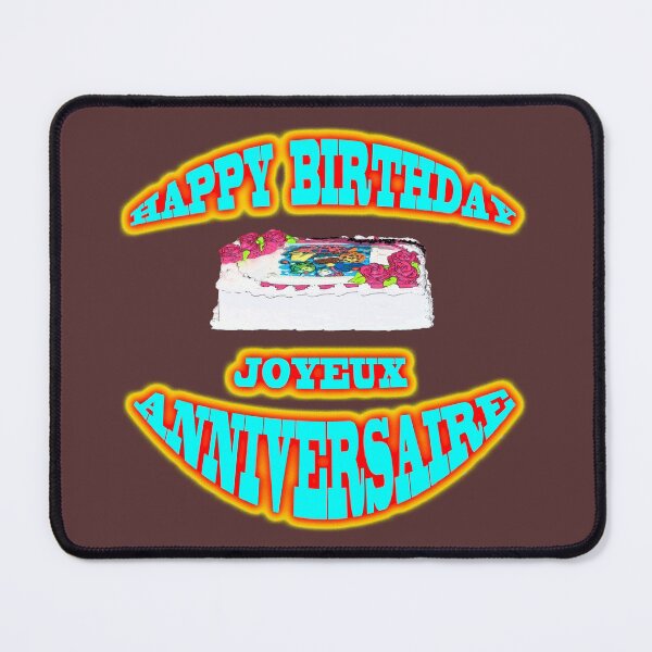 Item preview, Happy birthday - joyeux anniversaire designed and sold by Astralia.