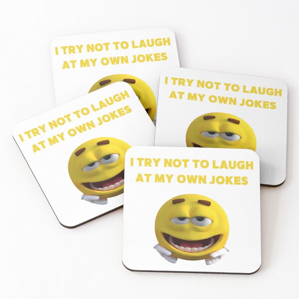 Item preview, I TRY NOT TO LAUGH AT MY OWN JOKES designed and sold by LaBelleMaison.