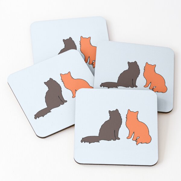 Item preview, Dani & Zafir Twinning (Orange & Brown Cats) designed and sold by andmarstan.