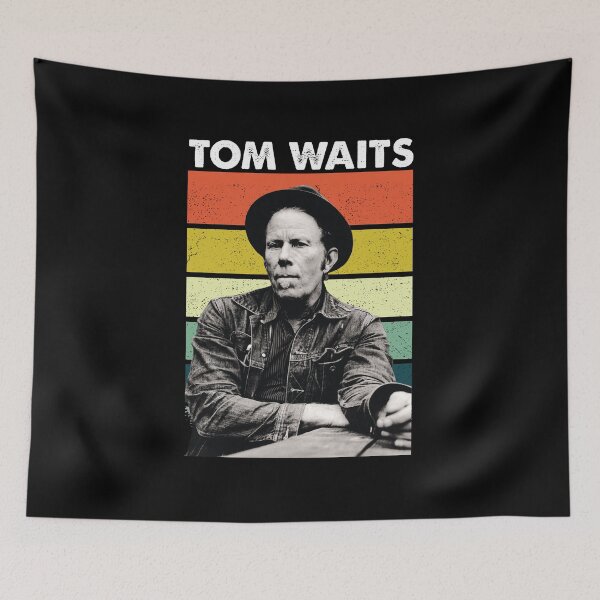 Item preview, Gráfico retro de Tom Waits designed and sold by TessieFriesen.