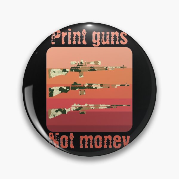 Item preview, Print Guns Not Money (Camouflage) designed and sold by Daluyong.