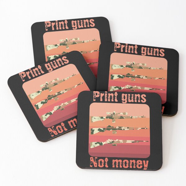 Item preview, Print Guns Not Money (Camouflage) designed and sold by Daluyong.