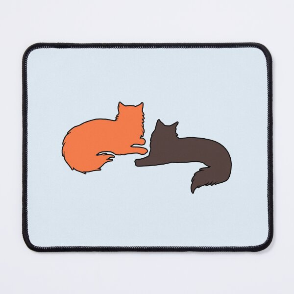 Item preview, Dani & Zafir Lounging Around (Orange & Brown Cats) designed and sold by andmarstan.