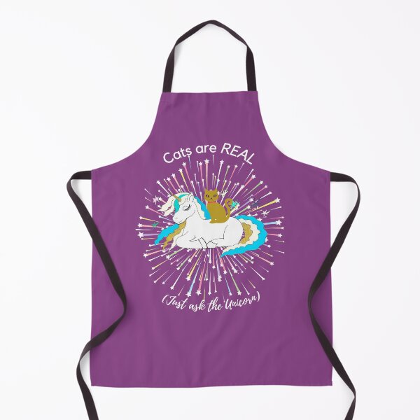Item preview, Cats are Real, Just ask the Unicorn. designed and sold by PurrfectLuv.