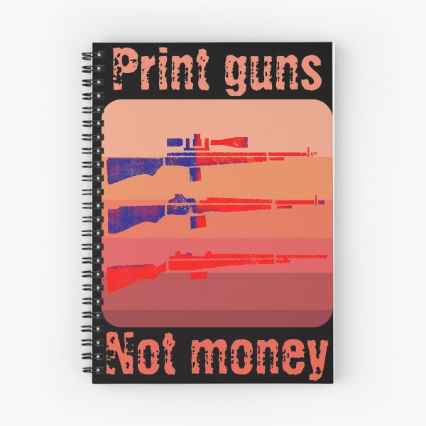 Item preview, Print Guns Not Money (US Flag) designed and sold by Daluyong.