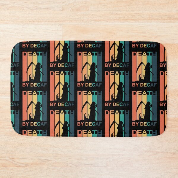 Item preview, Death by decaf coffee - vintage sunset - Halloween designed and sold by hasbeenz.