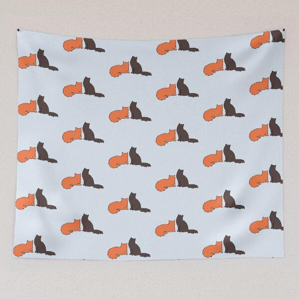 Item preview, Dani & Zafir Looking At You (Orange & Brown Cats) designed and sold by andmarstan.