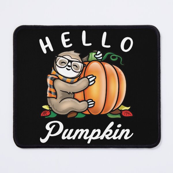 Item preview, Hello Pumpkin - Cute Fall Sloth Autumn Leaves Foliage designed and sold by pablomendoza.