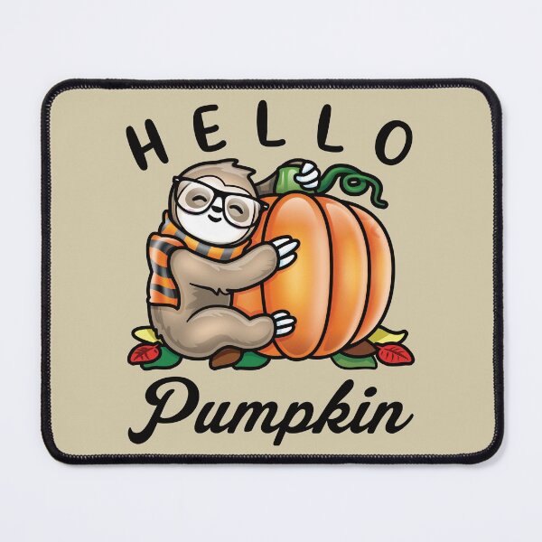 Item preview, Hello Pumpkin - Cute Fall Sloth designed and sold by pablomendoza.
