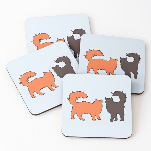 Item preview, Dani & Zafir Vibing (Orange & Brown Cats) designed and sold by andmarstan.