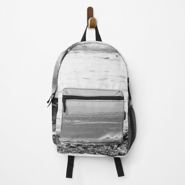Item preview, Silhouette Of Surfers Standing On The Beach designed and sold by sandyholly.