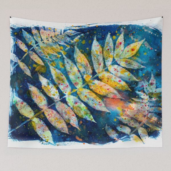 Item preview, Botanical cyanotype 2 designed and sold by Red Witch Art.