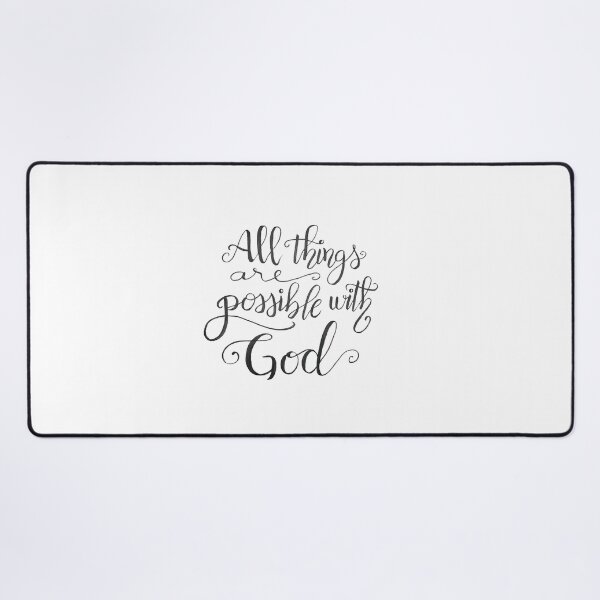 Item preview, All Things Are Possible with God Quote designed and sold by Lady-Lilac.