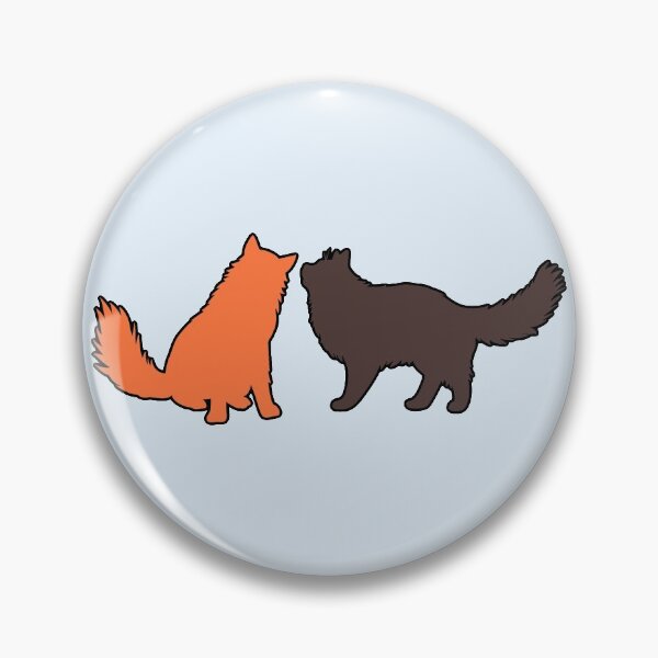 Item preview, Dan & Zafir Telling Secrets (Orange & Brown Cats) designed and sold by andmarstan.