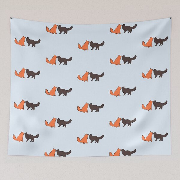 Item preview, Dan & Zafir Telling Secrets (Orange & Brown Cats) designed and sold by andmarstan.