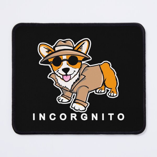 Item preview, Funny Corgi Dog Incognito designed and sold by pablomendoza.