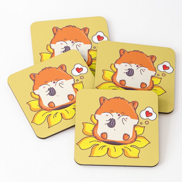 Item preview, Sunflower Hamster Heart designed and sold by MagicStrawberry.