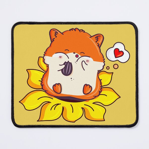 Item preview, Sunflower Hamster Heart designed and sold by MagicStrawberry.