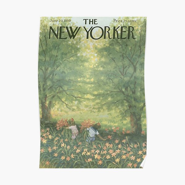 The New Yorker Garden Cover Poster
