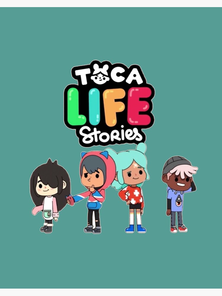 Kids Hot Game Toca Life World Cartoon Print Hoodies Girls Cute