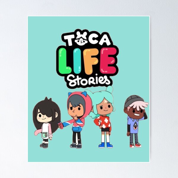 toca boca and gacha life Poster for Sale by kader011