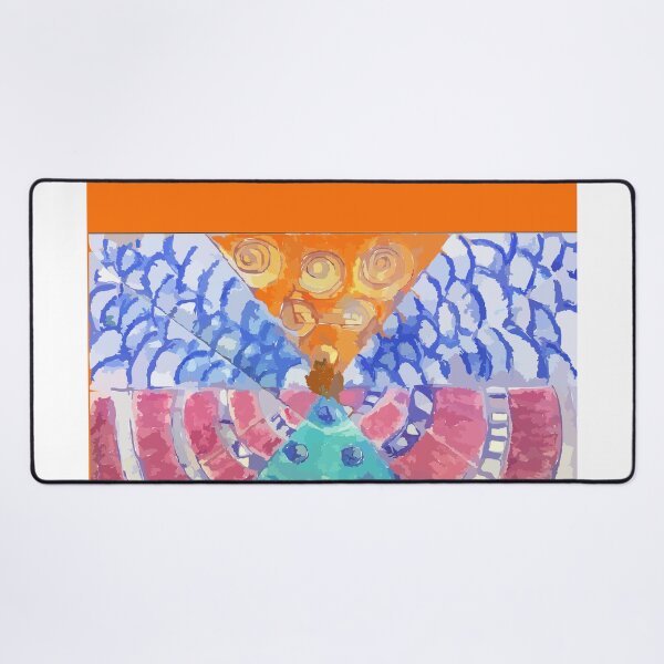 Item preview, Pattern on orange designed and sold by LATIGO BAYNE.