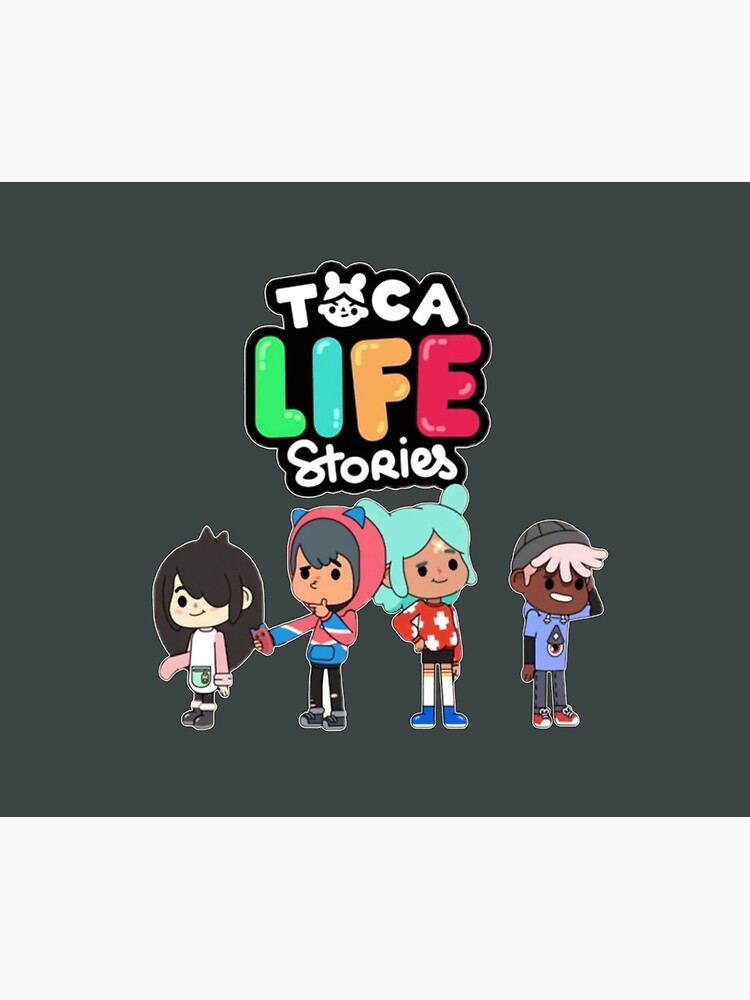 Kids Hot Game Toca Life World Cartoon Print Hoodies Girls Cute