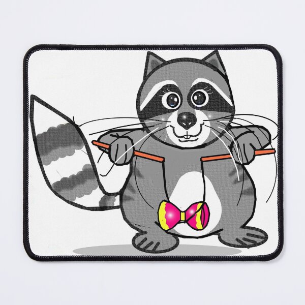 Item preview, Acrobatic performance  by a raccoon designed and sold by Shirley cute art .