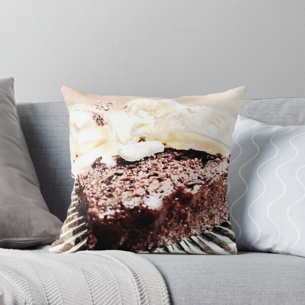 Item preview, Chocolate Cake Topped With Vanilla Ice Cream designed and sold by TM Art.