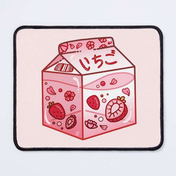 Glass cup square milk cream juice carton kawaii cute japanese peach  strawberry