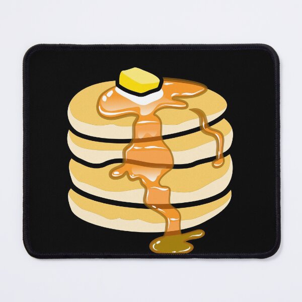 Item preview, Pancakes on black background designed and sold by pablomendoza.